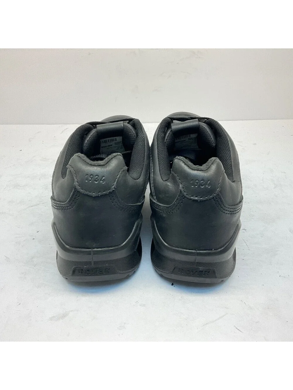 ROYER Men's Inspades Leather Steel Toe Casual Work Shoes 602SP2 Black Size 10M